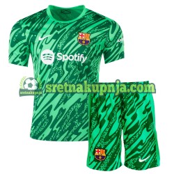 Dječja Domaći Home Golmanski Dresova FC Barcelona 2024-2025 zelena Kratkih Rukava