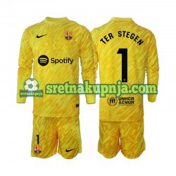 Dječja Gostujući Away Golmanski Dresova FC Barcelona Ter Stegen 1 2024-2025 Dugim Rukavima