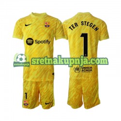 Dječja Gostujući Away Golmanski Dresova FC Barcelona Ter Stegen 1 2024-2025 Kratkih Rukava