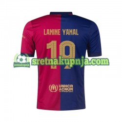 Muškarci Domaći Home Dresova FC Barcelona UCL Font Lamine Yamal 19 2024-2025 Kratkih Rukava