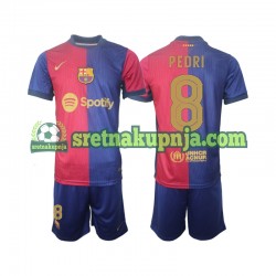 Dječja Domaći Home Dresova FC Barcelona UCL Font PEDRI 8 2024-2025 Kratkih Rukava Dječja Domaći Home Dresova FC Barcelona UCL Font PEDRI 8 2024-2025 Kratkih Rukava