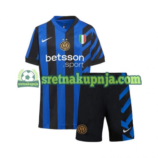 Dječja Domaći Home Dresova Inter Milan 2024-2025 Kratkih Rukava