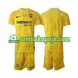 Dječja Gostujući Away Golmanski Dresova Inter Milan 2024-2025 Kratkih Rukava