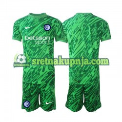 Dječja Domaći Home Golmanski Dresova Inter Milan 2024-2025 Kratkih Rukava