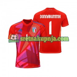 Muškarci Treći Golmanski Dresova Italija Gianluigi Donnarumma 1 Euro 2024 Crvena Kratkih Rukava Muškarci Treći Golmanski Dresova Italija Gianluigi Donnarumma 1 Euro 2024 Crvena Kratkih Rukava