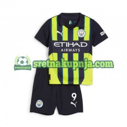 Dječja Gostujući Away Dresova Manchester City Haaland 9 2024-2025 Kratkih Rukava