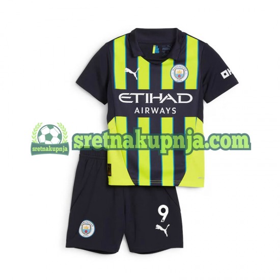 Dječja Gostujući Away Dresova Manchester City Haaland 9 2024-2025 Kratkih Rukava