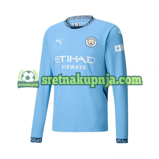 Muškarci Domaći Home Dresova Manchester City 2024-2025 Dugim Rukavima
