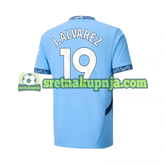 Muškarci Domaći Home Dresova Manchester City Julian Alvarez 19 2024-2025 Kratkih Rukava