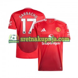 Muškarci Domaći Home Dresova Manchester United Alejandro Garnacho 17 2024-2025 Crvena Kratkih Rukava