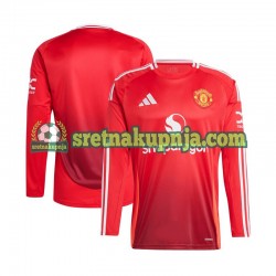 Muškarci Domaći Home Dresova Manchester United 2024-2025 Crvena Dugim Rukavima