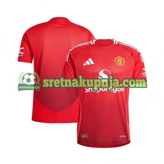 Muškarci Domaći Home Dresova Manchester United 2024-2025 Crvena Kratkih Rukava