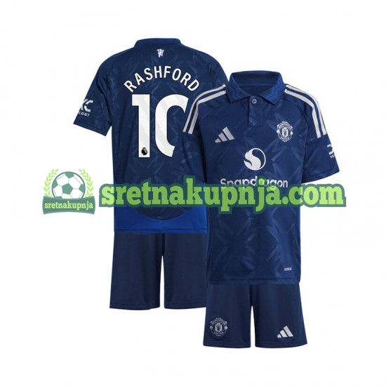Dječja Gostujući Away Dresova Manchester United Marcus Rashford 10 2024-2025 Crvena Kratkih Rukava