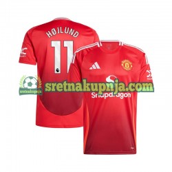 Muškarci Domaći Home Dresova Manchester United Rasmus Hojlund 11 2024-2025 Crvena Kratkih Rukava