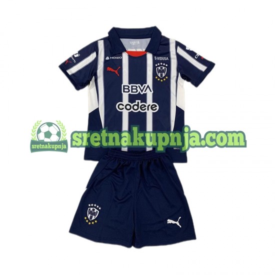 Dječja Domaći Home Dresova Monterrey 2024-2025 Kratkih Rukava