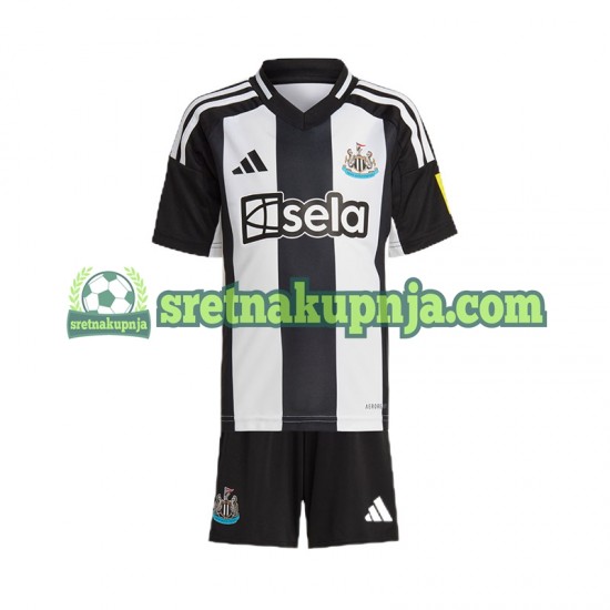 Dječja Domaći Home Dresova Newcastle United 2024-2025 Crno Kratkih Rukava