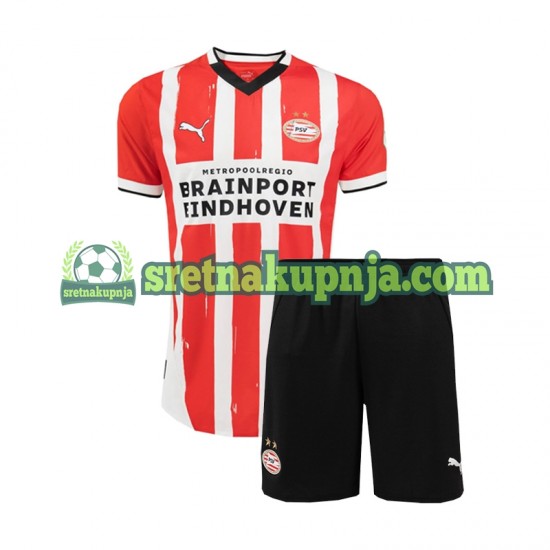 Dječja Domaći Home Dresova PSV Eindhoven 2024-2025 Kratkih Rukava