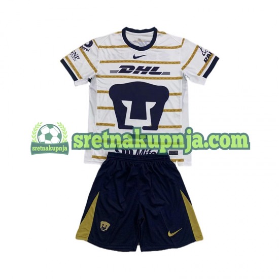 Dječja Domaći Home Dresova Pumas UNAM 2024-2025 Kratkih Rukava