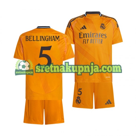 Dječja Gostujući Away Dresova Real Madrid BELLINGHAM 5 2024-2025 Kratkih Rukava
