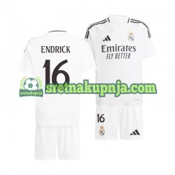 Dječja Domaći Home Dresova Real Madrid ENDRICK 16 2024-2025 Kratkih Rukava