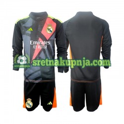 Dječja Gostujući Away Golmanski Dresova Real Madrid 2024-2025 Crno Dugim Rukavima Dječja Gostujući Away Golmanski Dresova Real Madrid 2024-2025 Crno Dugim Rukavima