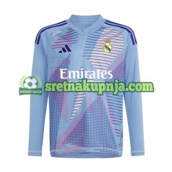 Muškarci Domaći Home Golmanski Dresova Real Madrid 2024-2025 Plava Dugim Rukavima