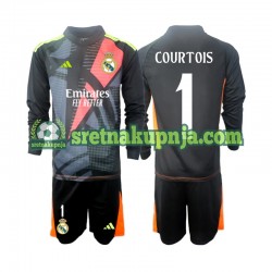 Dječja Gostujući Away Golmanski Dresova Real Madrid Thibaut Courtois 1 2024-2025 Crno Dugim Rukavima Dječja Gostujući Away Golmanski Dresova Real Madrid Thibaut Courtois 1 2024-2025 Crno Dugim Rukavima