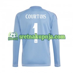 Muškarci Domaći Home Golmanski Dresova Real Madrid Thibaut Courtois 1 2024-2025 Plava Dugim Rukavima Muškarci Domaći Home Golmanski Dresova Real Madrid Thibaut Courtois 1 2024-2025 Plava Dugim Rukavima