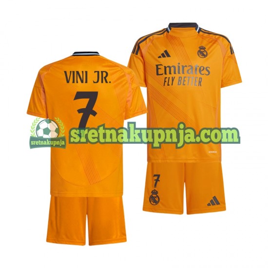 Dječja Gostujući Away Dresova Real Madrid VINI JR 7 2024-2025 Kratkih Rukava