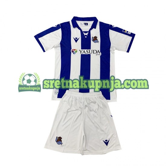 Dječja Domaći Home Dresova Real Sociedad 2024-2025 Kratkih Rukava