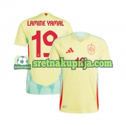 Muškarci Gostujući Away Dresova Španjolska LAMINE YAMAL 19 Euro 2024 Kratkih Rukava