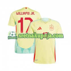 Muškarci Gostujući Away Dresova Španjolska WILLIAMS JR 17 Euro 2024 Kratkih Rukava