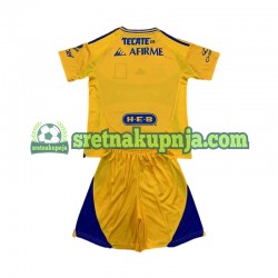 Dječja Domaći Home Dresova Tigres UANL 2024-2025 Kratkih Rukava