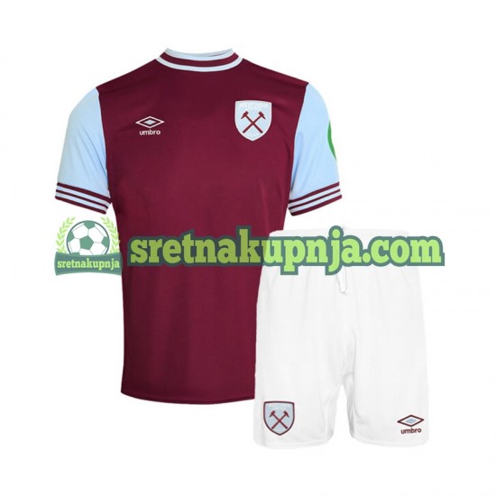 Dječja Domaći Home Dresova West Ham United 2024-2025 Kratkih Rukava