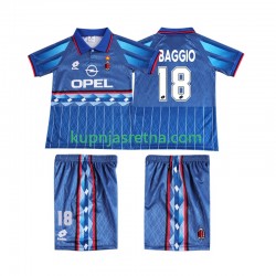 Dječja Gostujući Away Dresova AC Milan BAGGIO 18 Retro 1995 1996 Kratkih Rukava