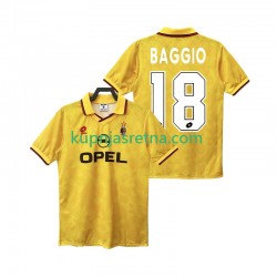 Muškarci Treći Dresova AC Milan BAGGIO 18 Retro 1995 1996 Kratkih Rukava