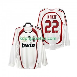 Muškarci Gostujući Away Dresova AC Milan KAKA 22 Retro 2006 2007 Dugim Rukavima