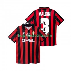 Muškarci Domaći Home Dresova AC Milan MALDINI 3 Retro 1996 1997 Kratkih Rukava