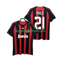 Muškarci Domaći Home Dresova AC Milan RIRLO 21 Retro 2008 2009 Kratkih Rukava Muškarci Domaći Home Dresova AC Milan RIRLO 21 Retro 2008 2009 Kratkih Rukava