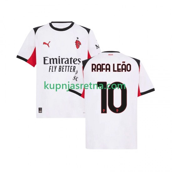 Muškarci Gostujući Away Dresova AC Milan Rafael Leao 10 2025-2026 Kratkih Rukava