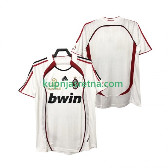 Muškarci Gostujući Away Dresova AC Milan Retro 2006 2007 Kratkih Rukava