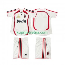 Dječja Gostujući Away Dresova AC Milan Retro 2006 2007 Kratkih Rukava