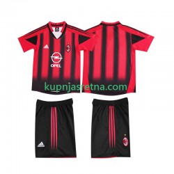 Dječja Domaći Home Dresova AC Milan Retro 2004 2005 Kratkih Rukava