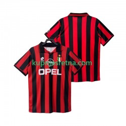 Muškarci Domaći Home Dresova AC Milan Retro 1996 1997 Kratkih Rukava