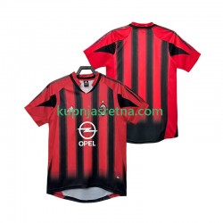 Muškarci Domaći Home Dresova AC Milan Retro 2004 2005 Kratkih Rukava Muškarci Domaći Home Dresova AC Milan Retro 2004 2005 Kratkih Rukava