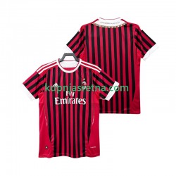 Muškarci Domaći Home Dresova AC Milan Retro 2011 2012 Kratkih Rukava Muškarci Domaći Home Dresova AC Milan Retro 2011 2012 Kratkih Rukava