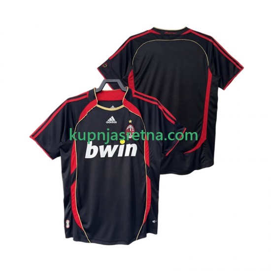 Muškarci Treći Dresova AC Milan Retro 2006 2007 Kratkih Rukava