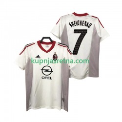 Muškarci Gostujući Away Dresova AC Milan SHEVCHENKO 7 Retro 2004 2005 Kratkih Rukava