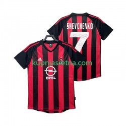 Muškarci Domaći Home Dresova AC Milan SHEVCHENKO 7 Retro 2002 2003 Kratkih Rukava