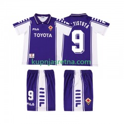Dječja Domaći Home Dresova ACF Fiorentina BASTUTA 9 Retro 1999 2000 Kratkih Rukava Dječja Domaći Home Dresova ACF Fiorentina BASTUTA 9 Retro 1999 2000 Kratkih Rukava